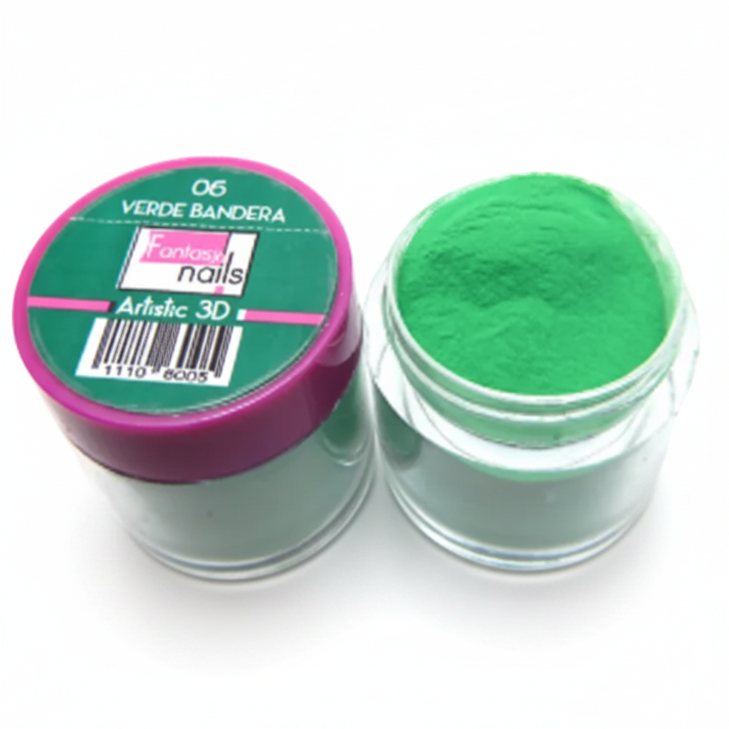 Acricolor Verde Bandera #6 Fantasy Nails