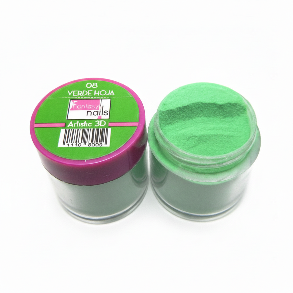 Acricolor Verde Hoja #8 Fantasy Nails