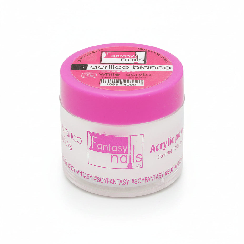 Acrilico Blanco 1 Oz Fantasy Nails