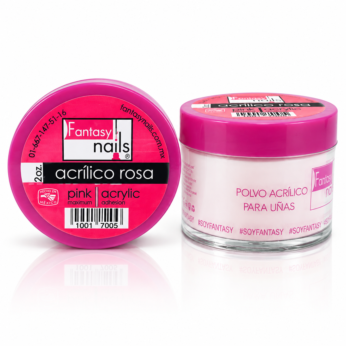 Acrilico Rosa 2 Oz Fantasy Nails