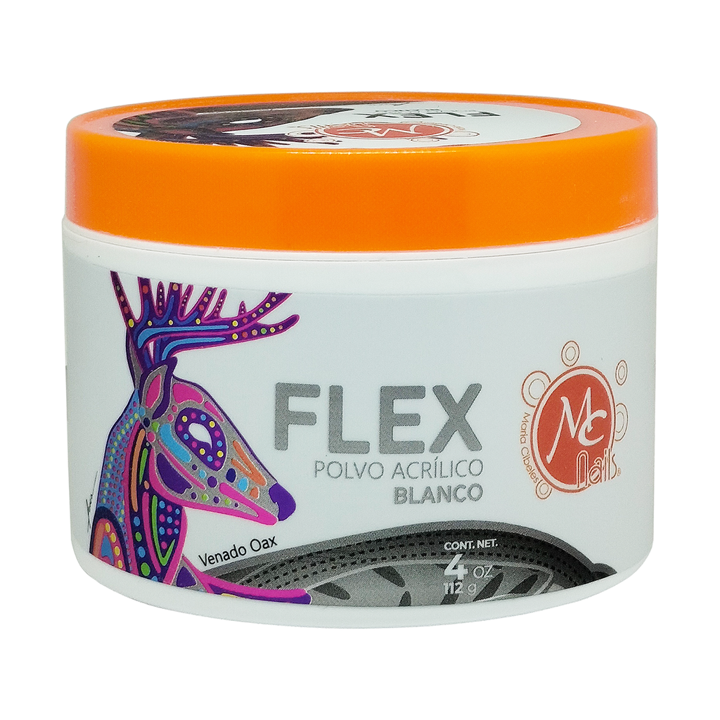 Polvo Acrílico Flex Blanco 4 Oz Mc Nails