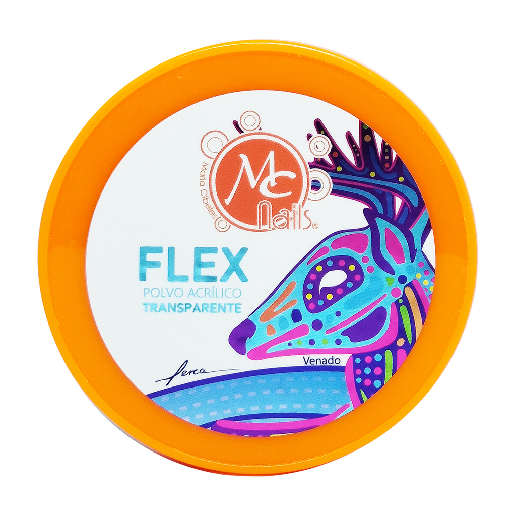 Polvo Acrílico Flex Transparente 4 Oz Mc Nails