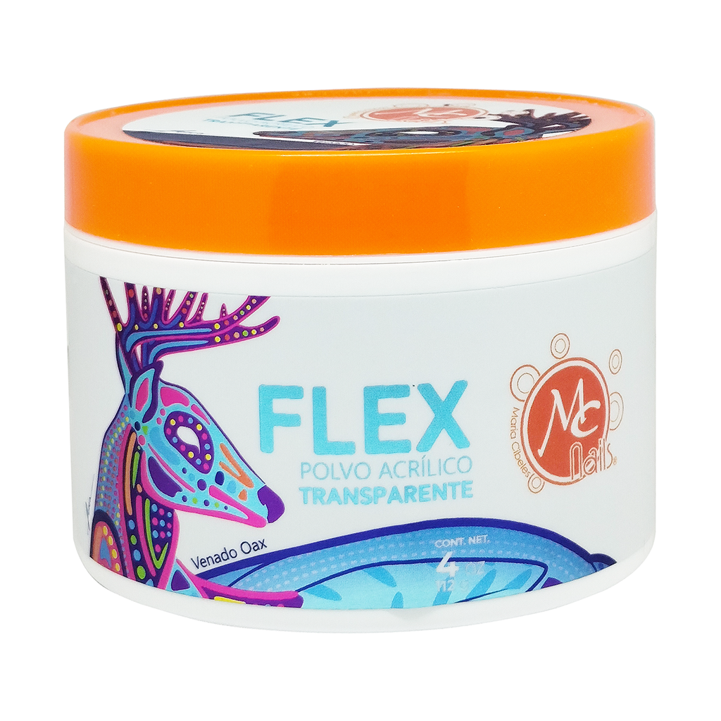 Polvo Acrílico Flex Transparente 4 Oz Mc Nails