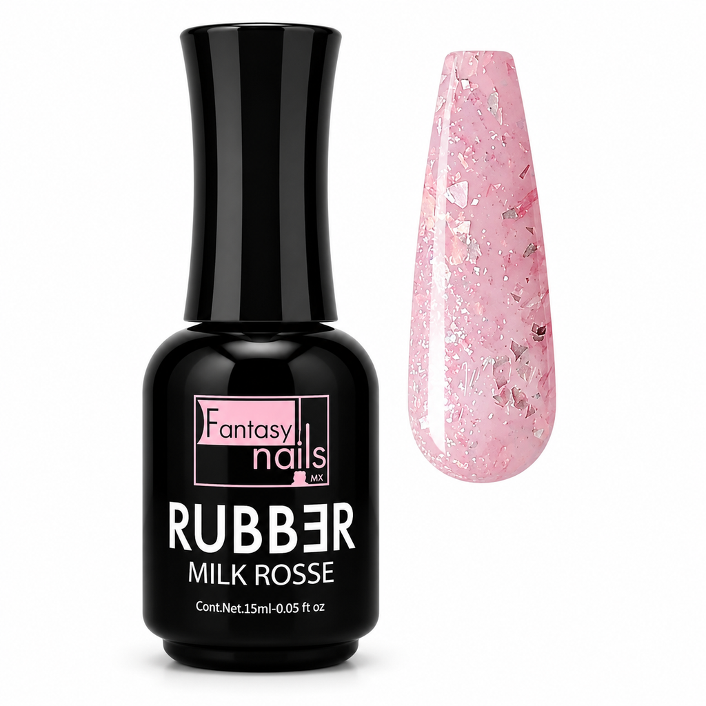 Base Rubber Milk Rosse 15 Ml Fantasy Nails