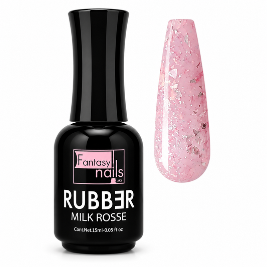 Base Rubber Milk Rosse 15 Ml Fantasy Nails