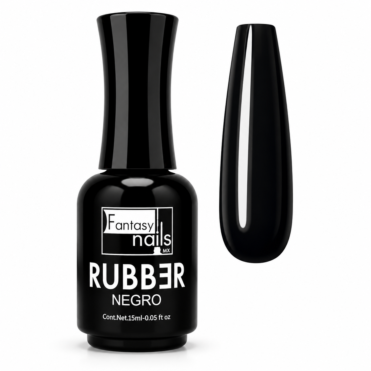 Base Rubber Negro 15 Ml Fantasy Nails