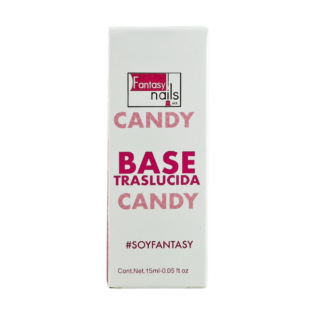 Gel Base Traslucida #04 Candy 15 Ml Fantasy Nails