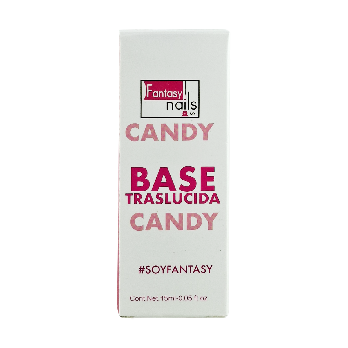Gel Base Traslucida #04 Candy 15 Ml Fantasy Nails