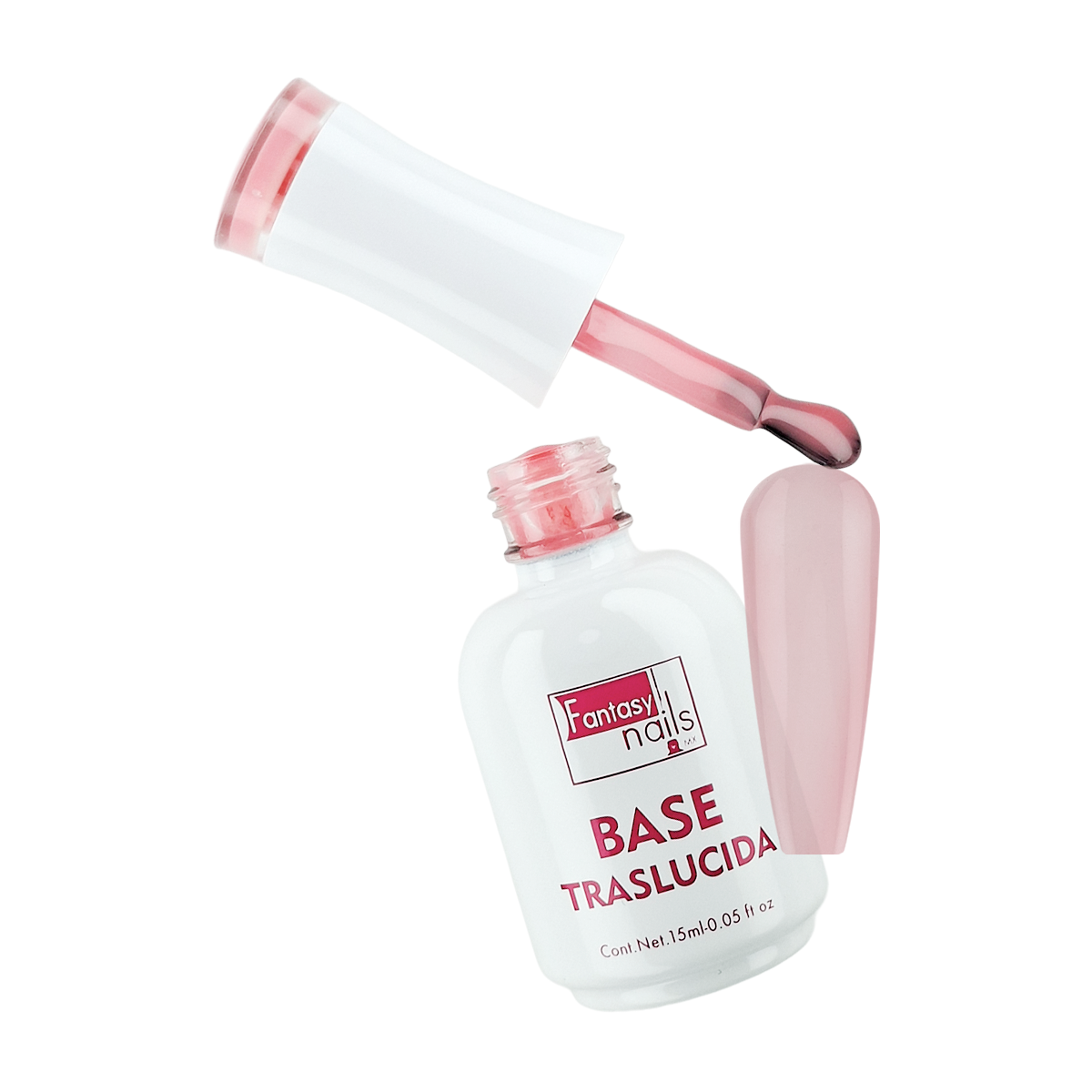 Gel Base Traslucida #04 Candy 15 Ml Fantasy Nails
