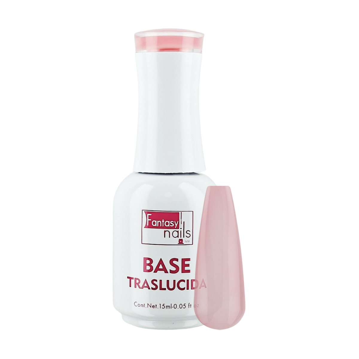 Gel Base Traslucida #04 Candy 15 Ml Fantasy Nails
