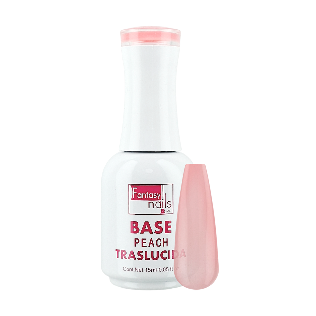 Gel Base Traslucida #06 Peach 15 Ml Fantasy Nails