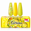 Coleccion Acrilicos 3 Pzs Citrine Fantasy Nails