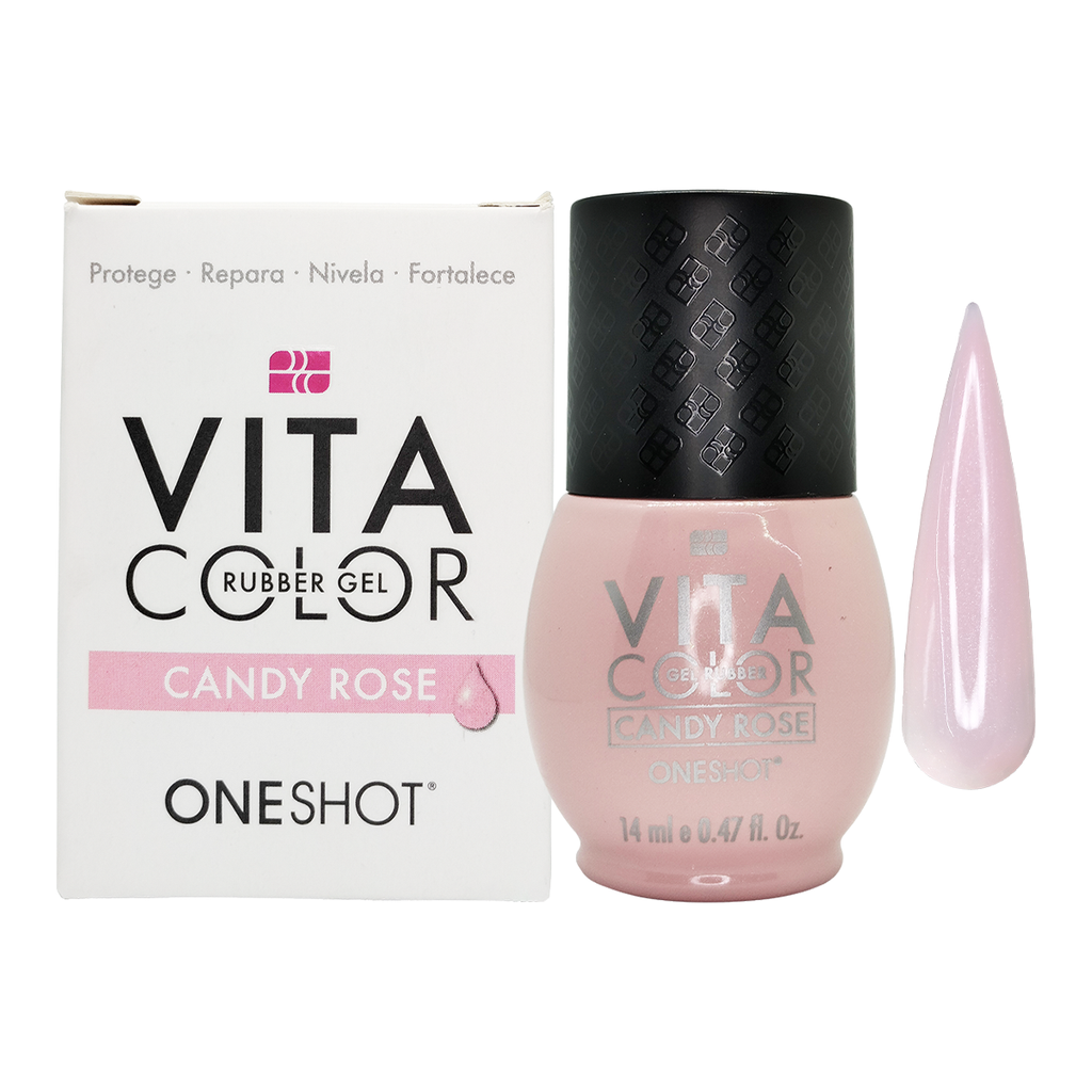 One Shot Vita Color Candy Rose Nail Factory
