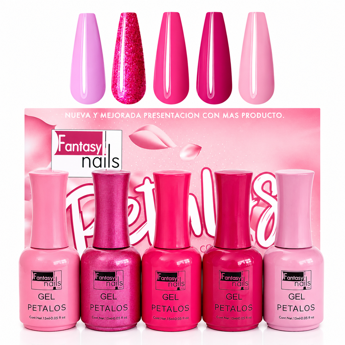Coleccion Gel Petalos Fantasy Nails