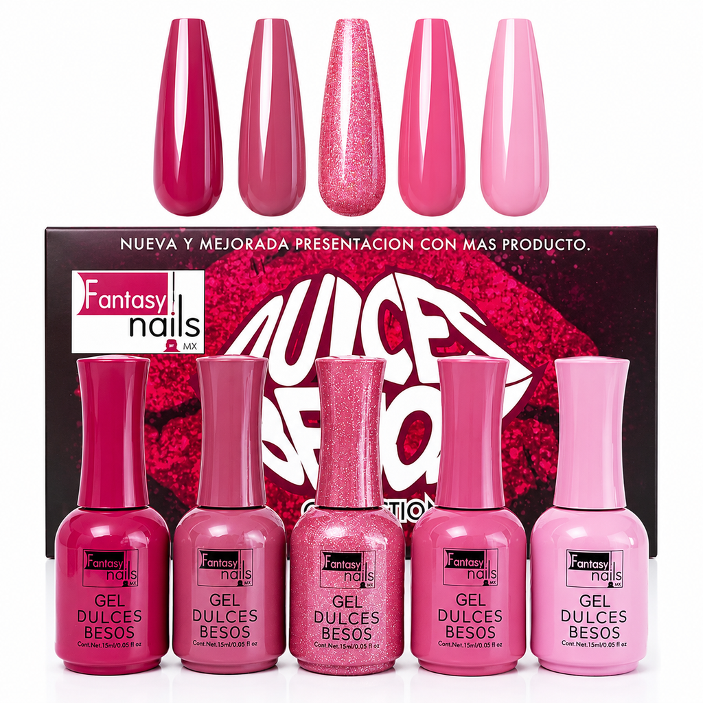 Coleccion Gel Dulces Besos Fantasy Nails