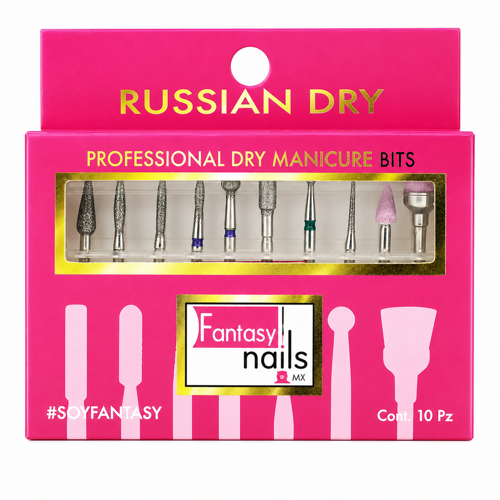 Set De 10 Puntas Para Manicura Profesional Fantasy Nails