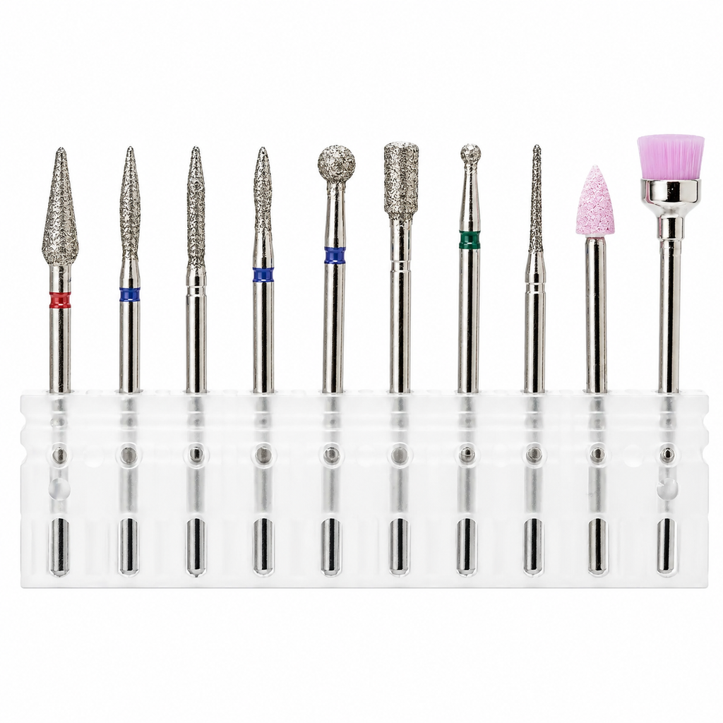 Set De 10 Puntas Para Manicura Profesional Fantasy Nails