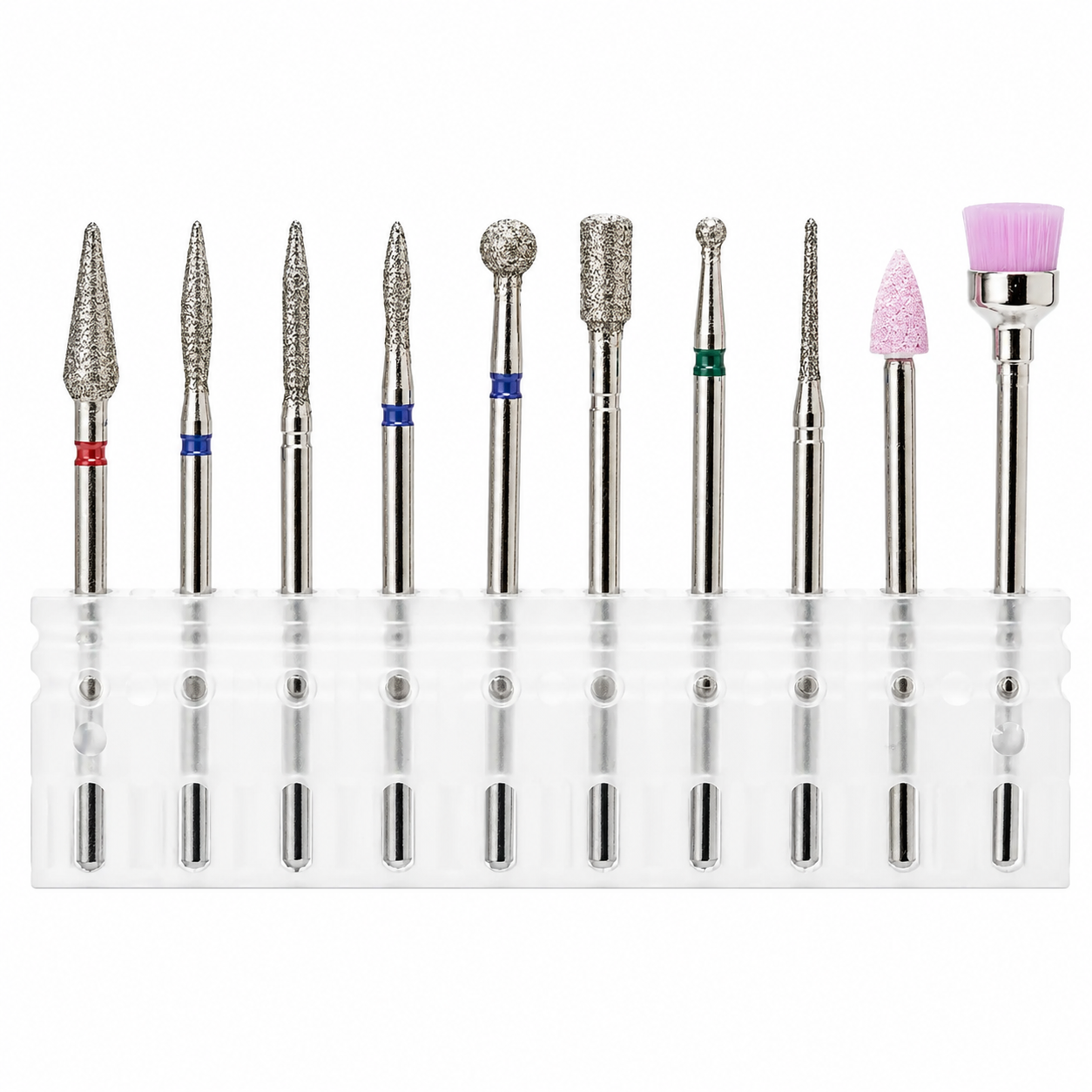 Set De 10 Puntas Para Manicura Profesional Fantasy Nails