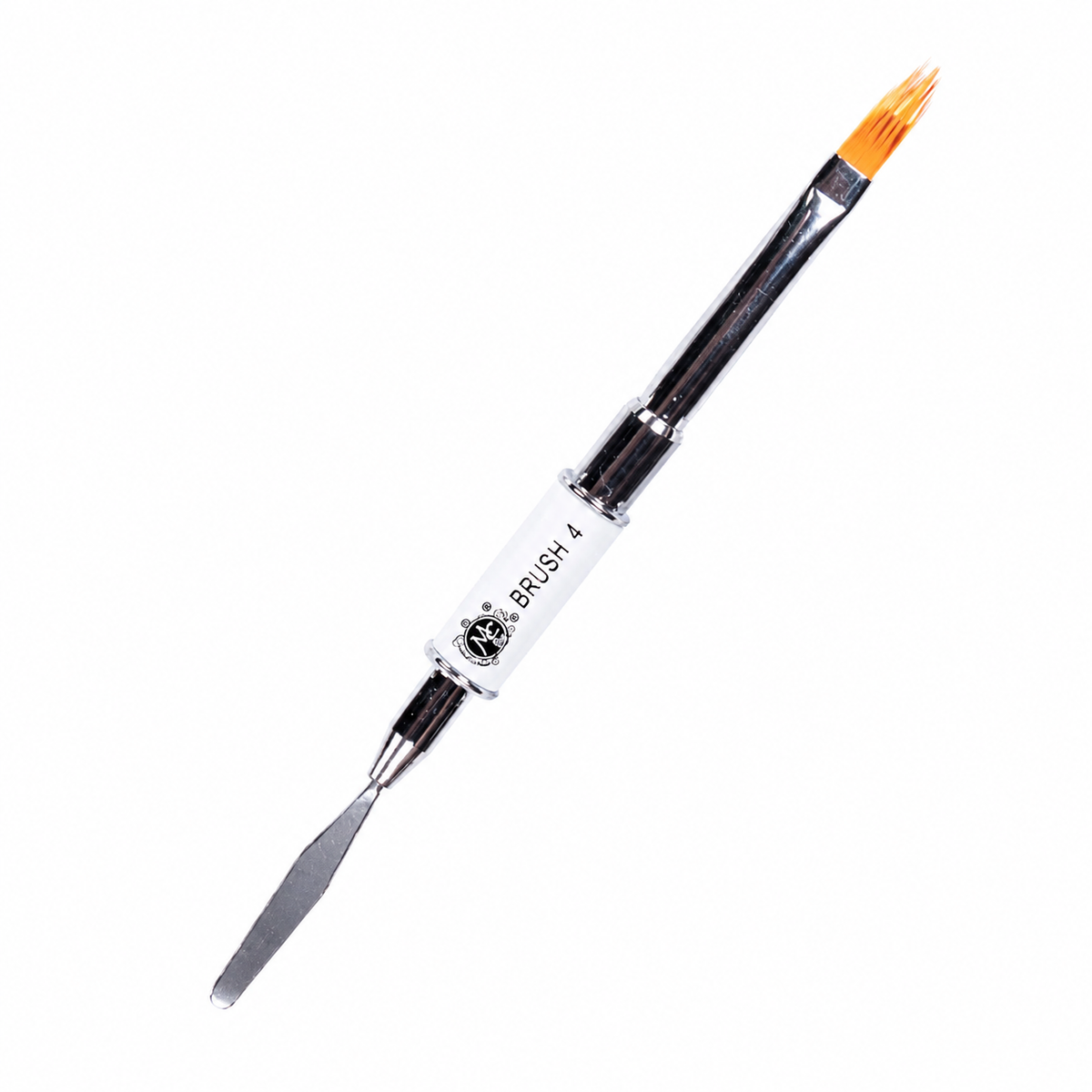 Pincel Para Gel Brush Con Espátula #1 Y #4 Mc Nails
