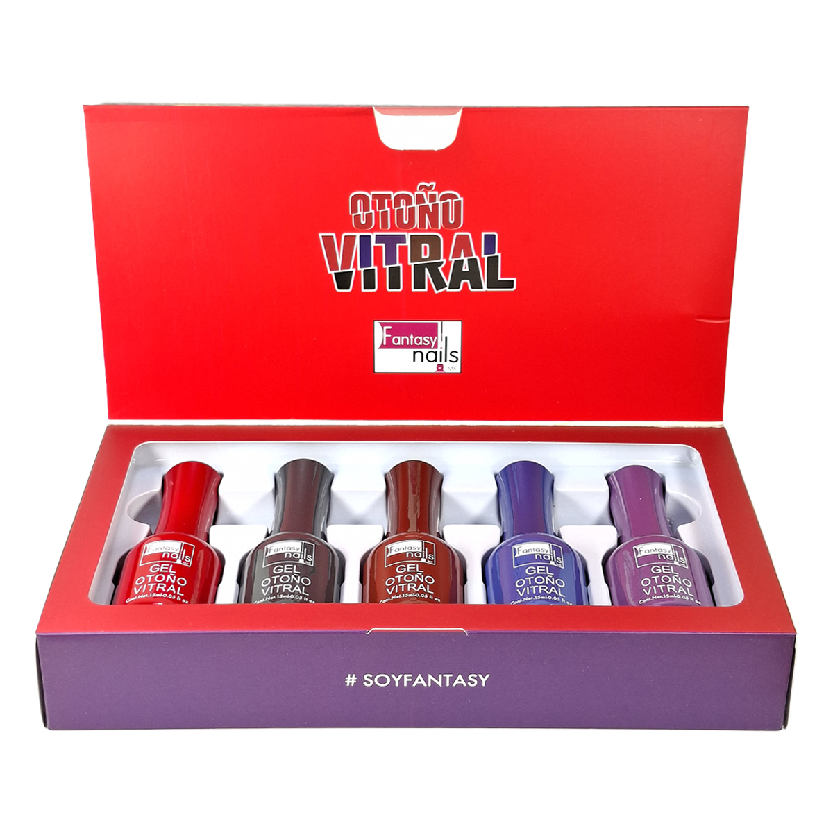 Coleccion Gel Otoño Vitral Fantasy Nails