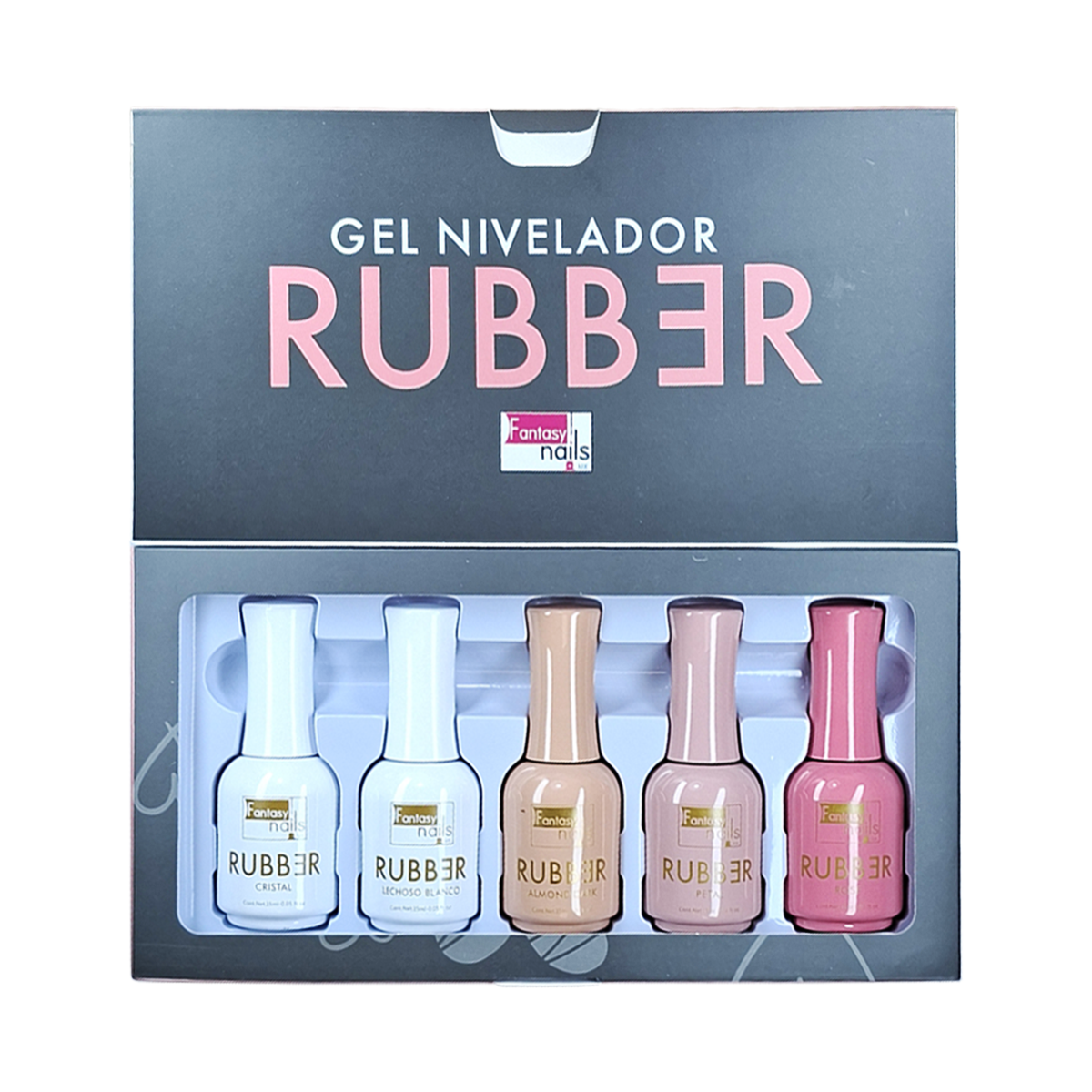Coleccion Gel Rubber Nivelador Fantasy Nails