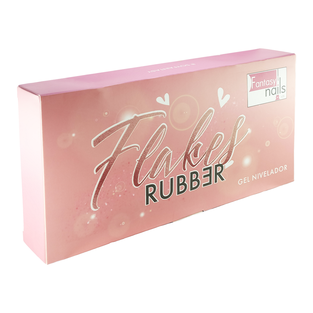 Coleccion Gel Rubber Flakes Fantasy Nails