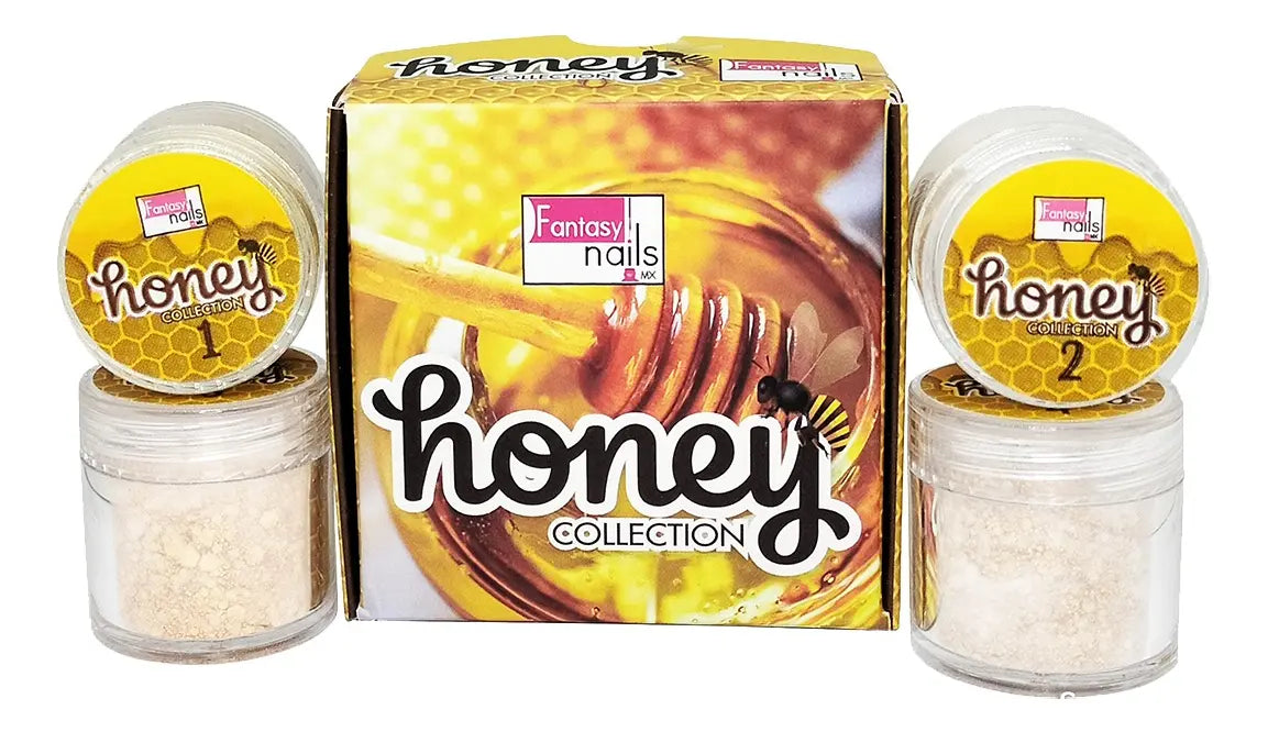 Coleccion Acrilicos 4 Pzs Honey Fantasy Nails