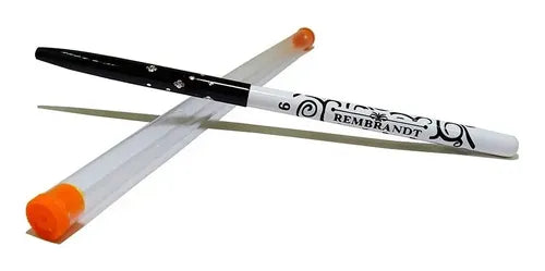 Pincel Kolinsky Semiprofesional Rembrandt #6 Para Uñas Acrílicas Mc Nails