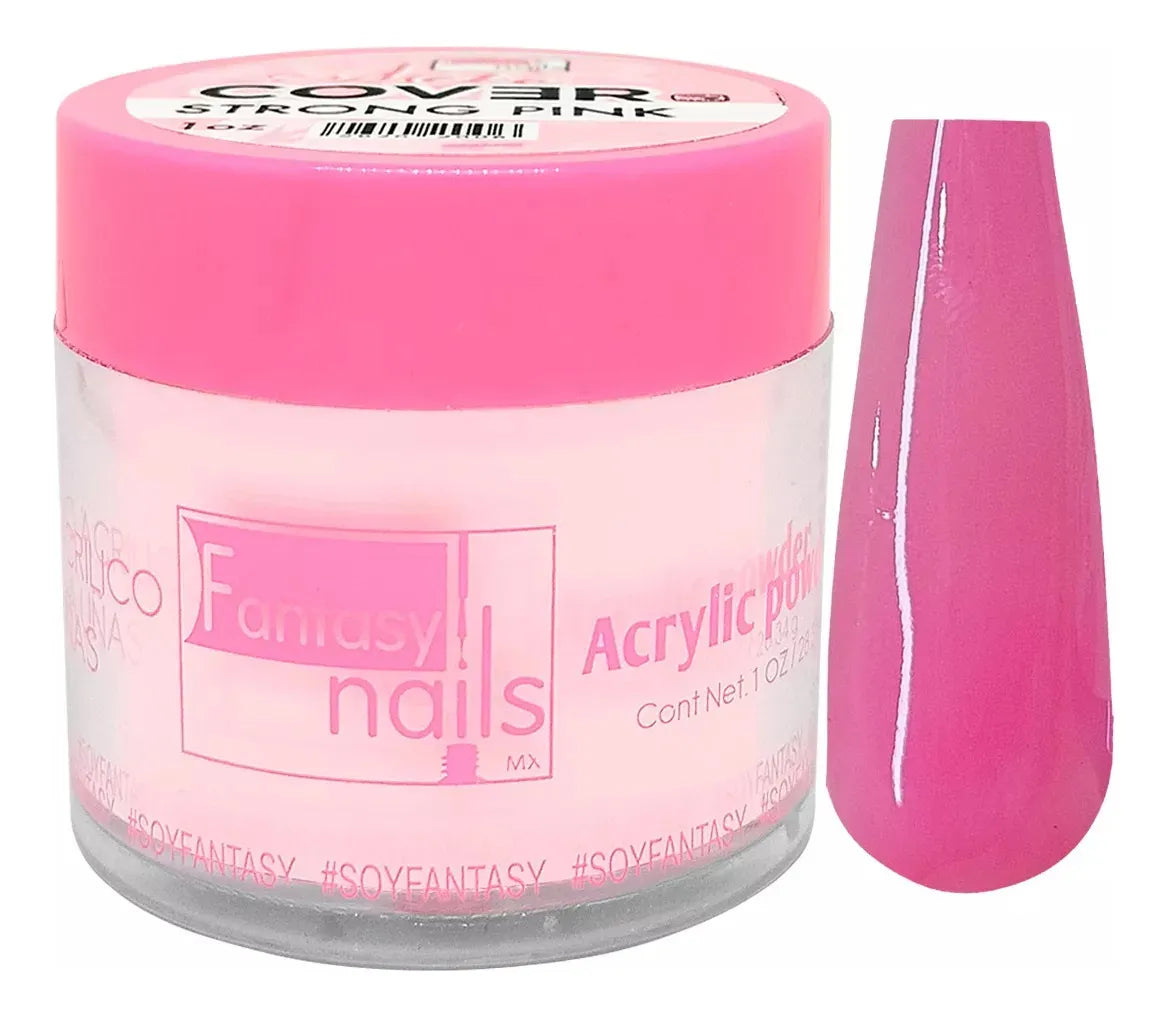 Polvo Acrilico Strong Pink 1 Oz Fantasy Nails