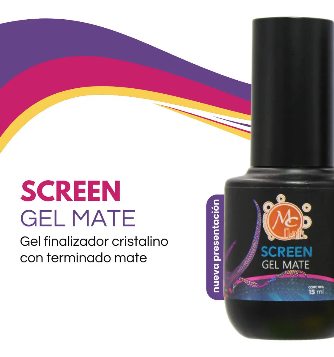 Top Coat Mate Mc Screen 15 ml Mc Nails