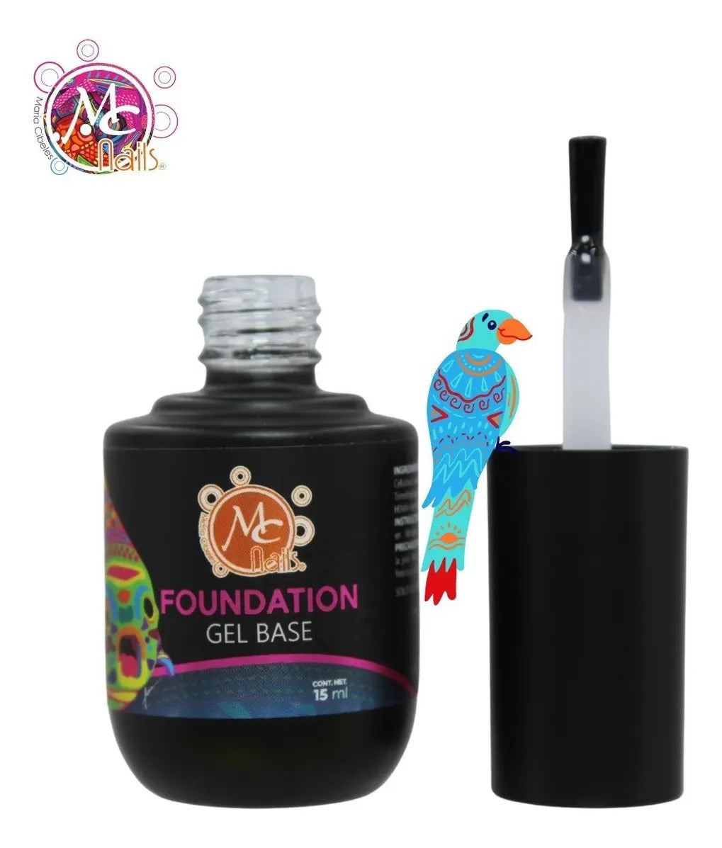 Gel Base Foundation Para Uñas 15 ml Mc Nails