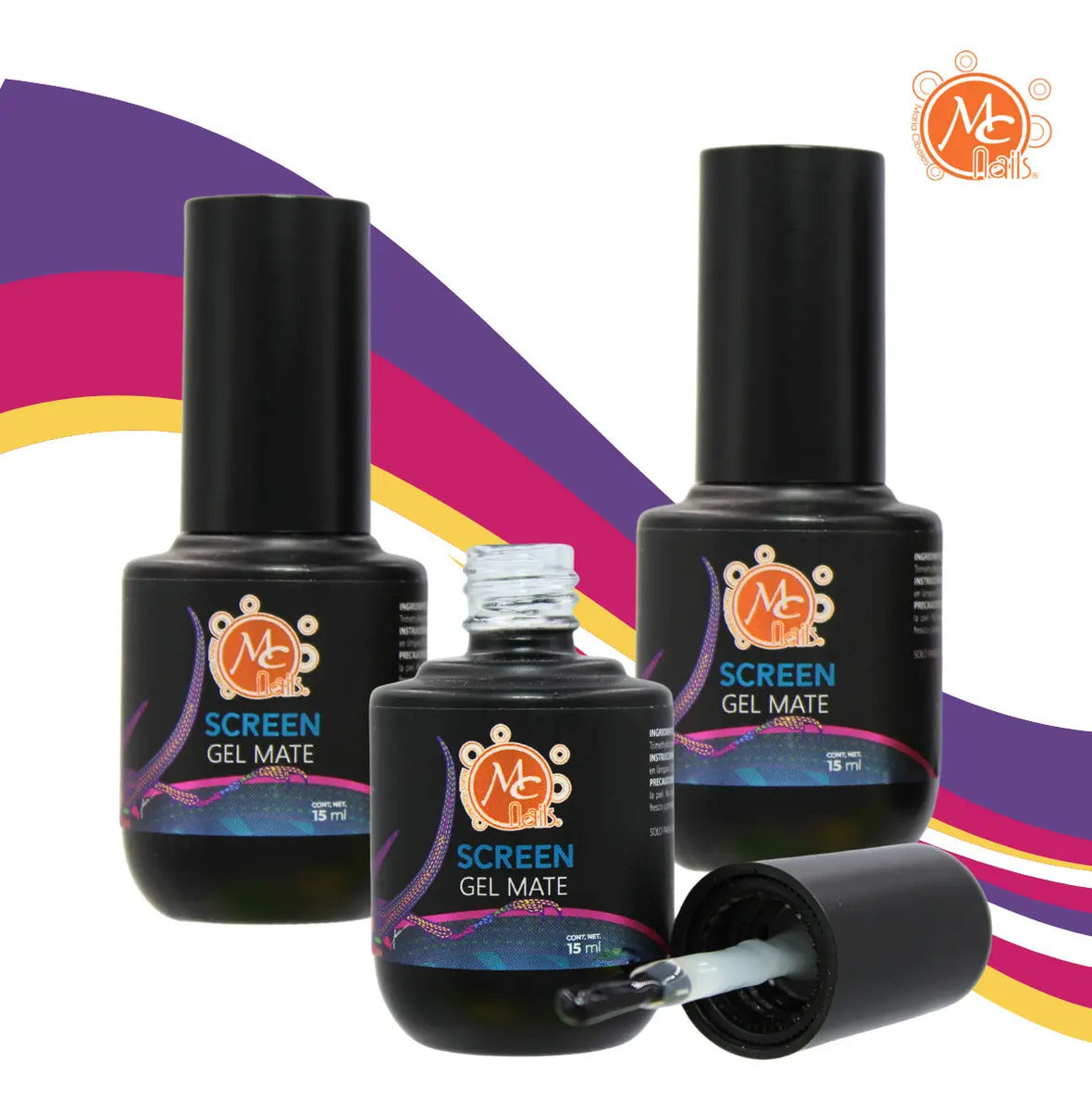 Top Coat Mate Mc Screen 15 ml Mc Nails