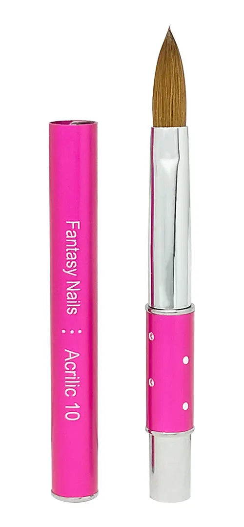 Pincel #10 Kolinsky Profesional Para Uñas Acrílicas Fantasy Nails