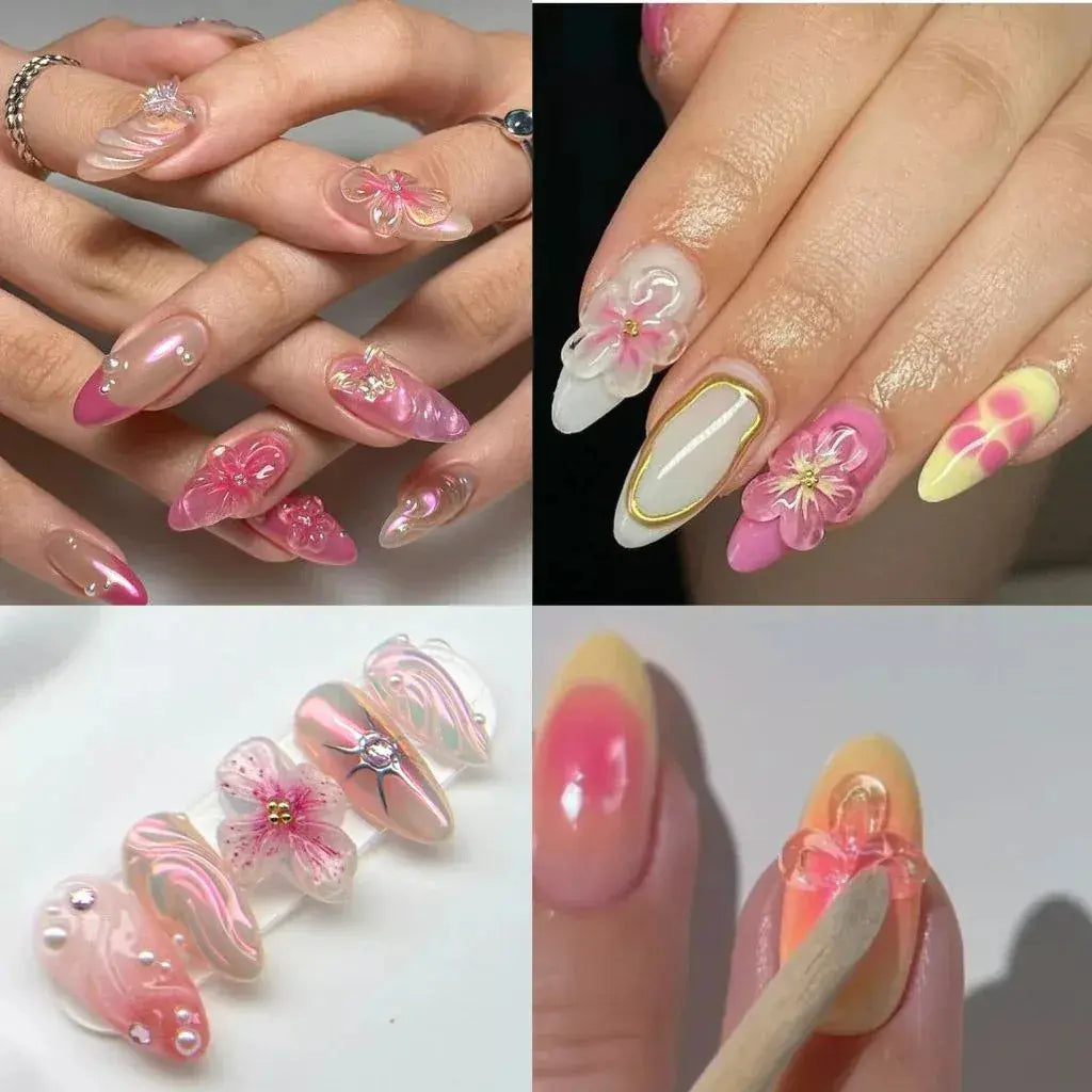 Gel Molding Clear Fantasy Nails