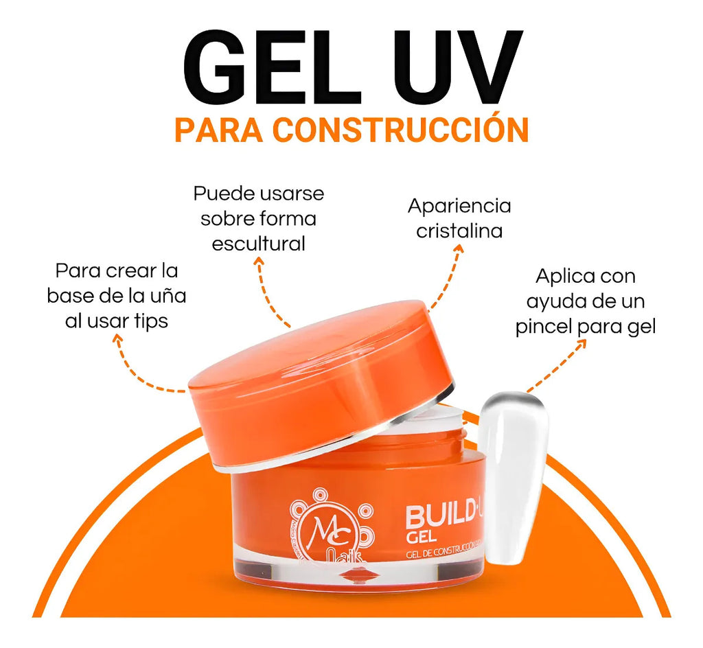 Gel De Construcción Build UV 20 ml Mc Nails