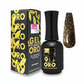 Gel Oro Flake Fantasy Nails