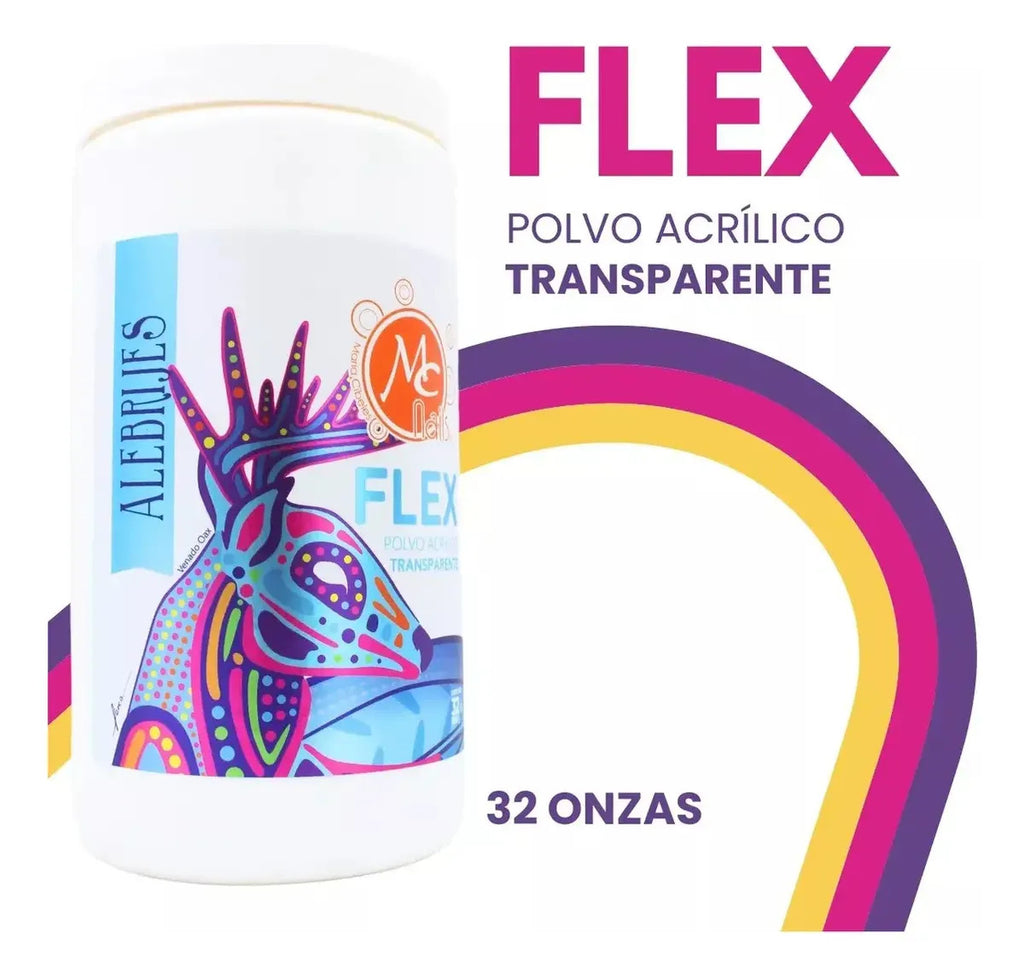 Polvo Acílico Transparente 32 Oz Mc Nails