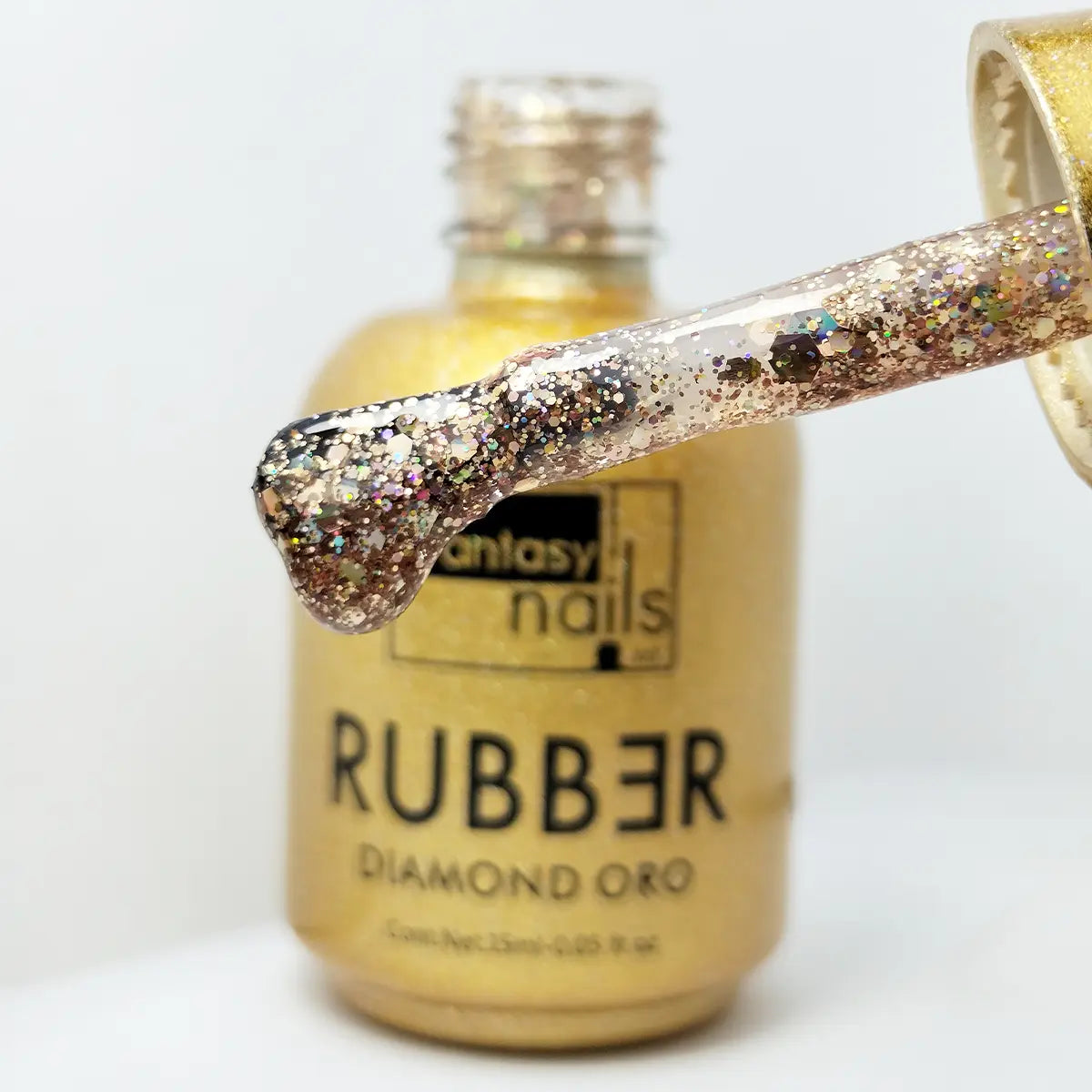 Base Rubber Diamond Oro 15 Ml Fantasy Nails