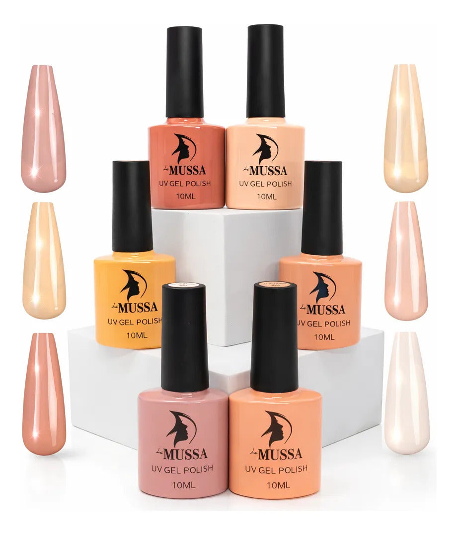 Kit De Uñas Press On Soft Gel A Elegir Mc Nails