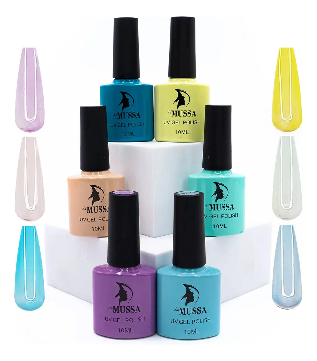 Kit De Uñas Press On Soft Gel A Elegir Mc Nails