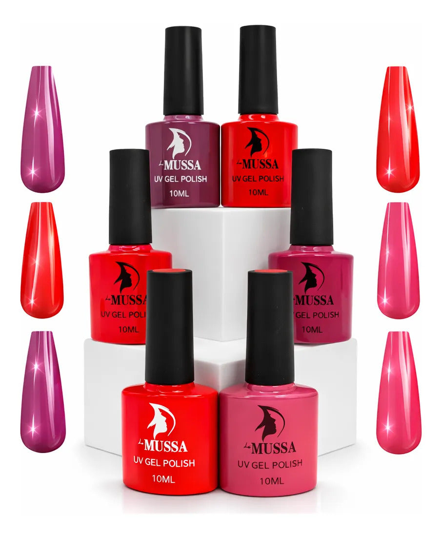 Kit De Uñas Press On Soft Gel A Elegir Mc Nails