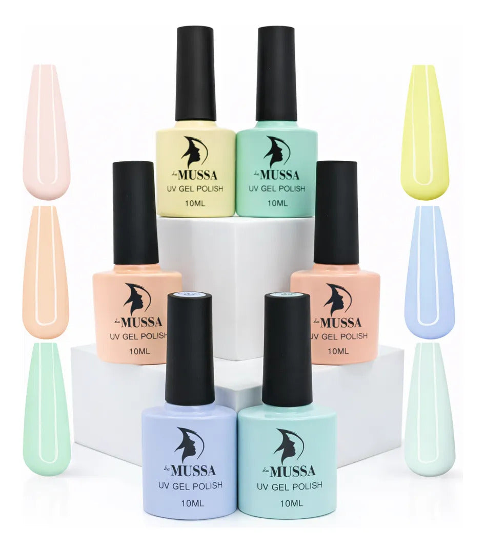 Kit De Uñas Press On Soft Gel A Elegir Mc Nails