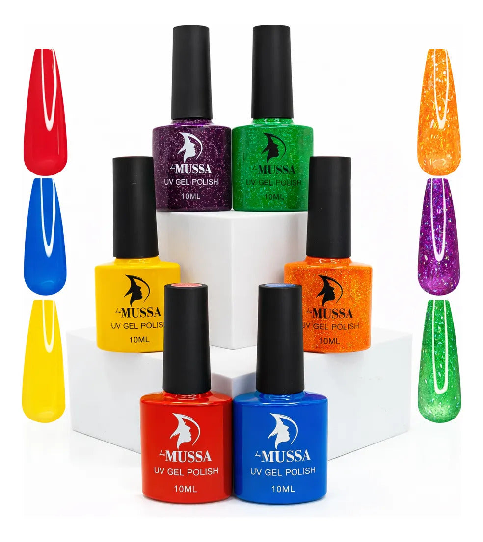 Kit De Uñas Press On Soft Gel A Elegir Mc Nails