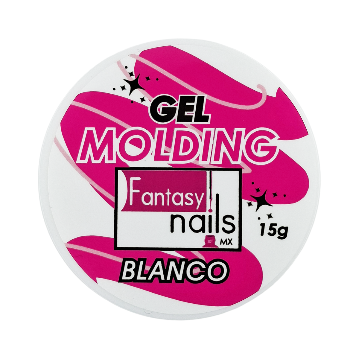 Gel Molding Blanco Fantasy Nails