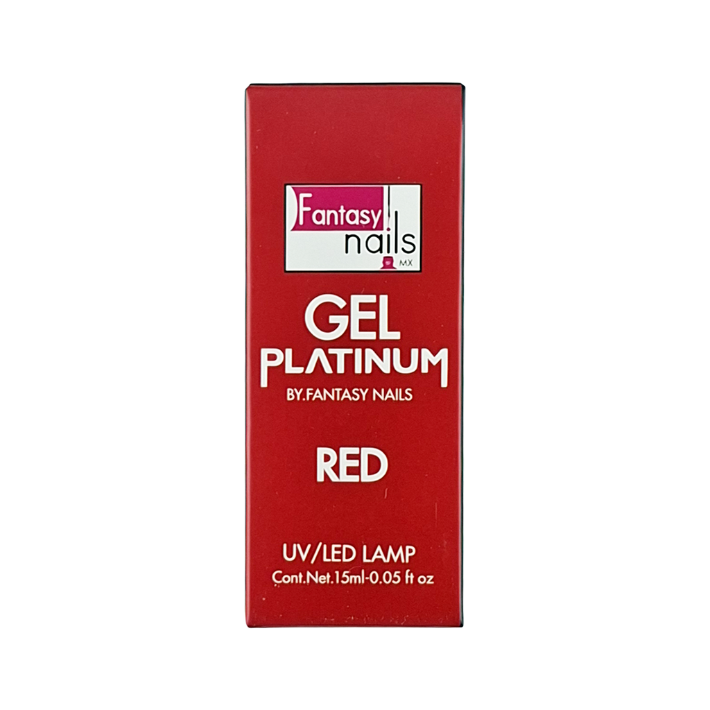 Gel Platinum Red 15 Ml Fantasy Nails
