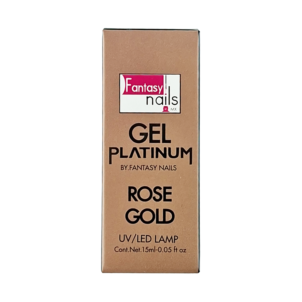 Gel Platinum Rose Gold 15 Ml Fantasy Nails