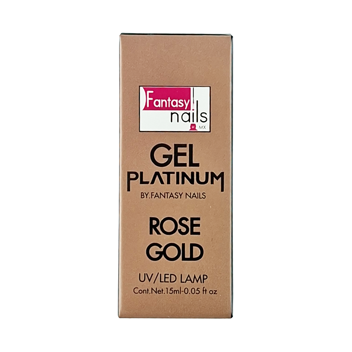 Gel Platinum Rose Gold 15 Ml Fantasy Nails
