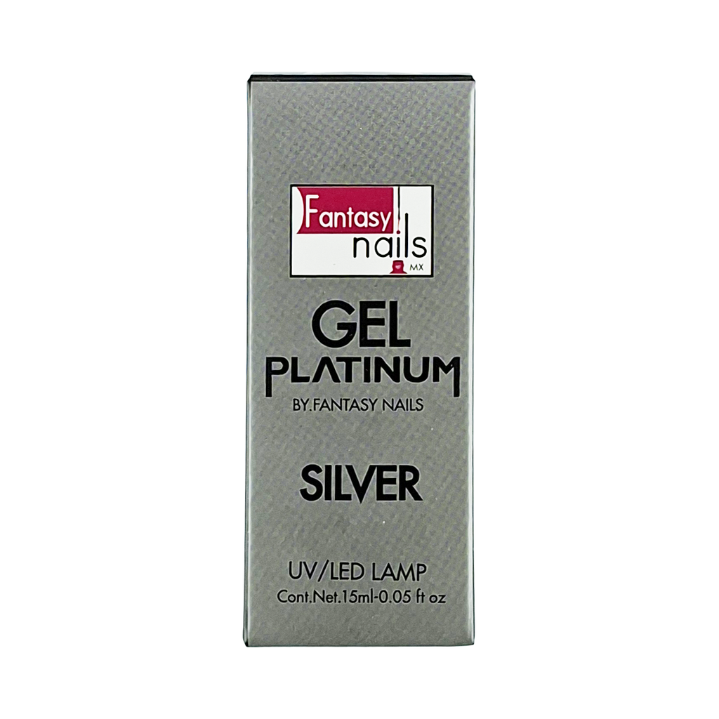 Gel Platinum Silver 15 Ml Fantasy Nails