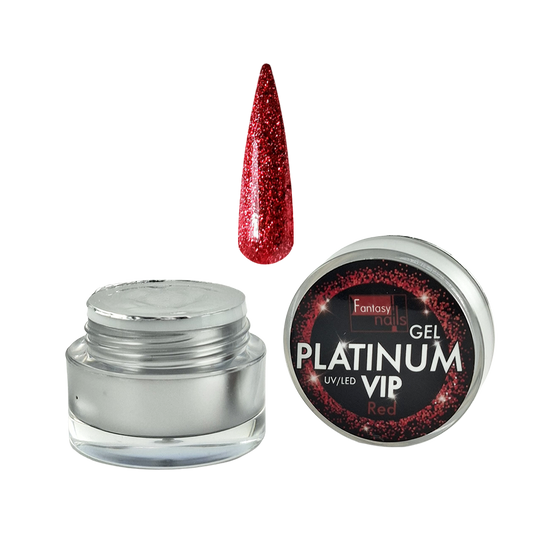 Gel Platinum Vip Red Fantasy Nails