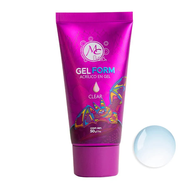 Acrílico En Gel Form Cristal #01 Mc Nails